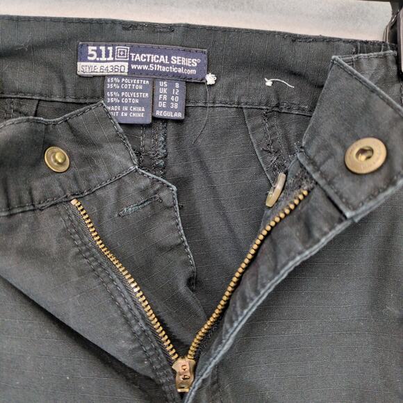 5.11 Tactical Series Women's 8 Taclite Pro Ripstop Pants, Black Cargo 64360 Work - Picture 3 of 6